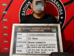 Gerebek Sarang Sabu di Tanjung Enim, Satresnarkoba Polres Muara Enim Amankan Pelaku dengan 11 Paket Sabu