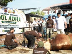 Polda Jabar Sembelih dan Distribusikan 160 Hewan Qurban Pada Hari Raya Idul Adha 1447 H/2026