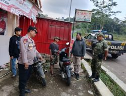 Kompak Polsek Malausma dan Koramil Gelar Razia Penertiban Knalpot Brong