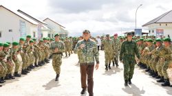 Menhan RI Tinjau Yonif TP 808/MM : Perkuat Pertahanan, Tegaskan Prajurit Tangguh untuk Papua Barat Maju