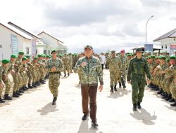 Menhan RI Tinjau Yonif TP 808/MM : Perkuat Pertahanan, Tegaskan Prajurit Tangguh untuk Papua Barat Maju