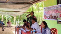 Peduli Masyarakat Perbatasan Papua, Satgas Swasembada Yonif 643/Wns Koops TNI Habema Gelar Penyuluhan Kesehatan