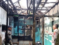 Rumah Warga di Cigedug Ludes Terbakar, Polisi Lakukan Cek TKP