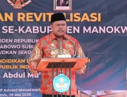 Bupati Manokwari: Revitalisasi Sekolah Perkuat Afirmasi Negara di Papua Barat