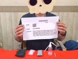Komitmen Berantas Narkoba , Kembali Satnarkoba Polresta Jambi Ciduk Pelak udan 8 Paket Sabu Seberat 7,89 Gram