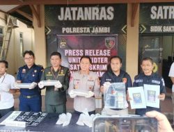 Puluhan Ribu Benur Lobster Senilai 7.1 Miliar Lebih Berhasil Di Amankan Polresta Jambi