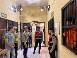 Unit Provos Sipropam Polres Majalengka Laksanakan Pengawasan dan Pengecekan Ruang Tahanan