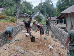 Bantuan Presiden Prabowo Mulai Dirasakan, Rumah Naofaondu Fau di Nias Selatan Direhab Lewat Karya Bakti TNI