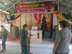 Program Karya Bakti TNI Rampungkan Rehabilitasi Gereja Jemaat Persiapan Agape Resort 35 Lahewa