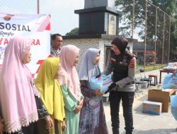 Patroli Kamtibmas dan Bakti Sosial Dalam Rangka Hari Bhayangkara ke-80, Kapolres Majalengka Bagikan Paket Sembako