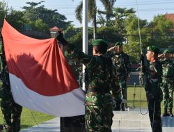 Kasdim Pimpin Upacara Bendera Rutin Senin, Tekankan Disiplin dan Profesionalisme