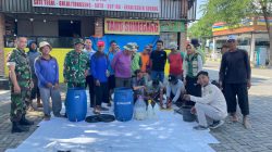 Manfaatkan Limbah Nasi, Danramil 1712/Jatiwangi dan Petani Majalengka Produksi POC Ramah Lingkungan
