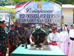 Pangdam I/BB Dampingi Kasad Resmikan Pipanisasi Air Bersih dan Reboisasi di Tapteng