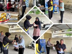 Jum’at Berkah, Sie STNK Subdit Regident Ditlantas Polda Jambi Terus Tebar Kebaikan Berbagi Makanan
