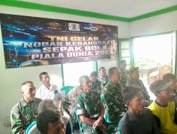 Demam Piala Dunia Satukan TNI dan Warga, Koramil Jajaran Kodim Sragen Dipadati Penonton Nobar