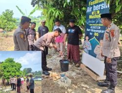 Polres Merangin Serahan bantuan Fasilitas Air Bersih (Sumur Bor) Kepada Marbot Musholla Qur’an Presisi