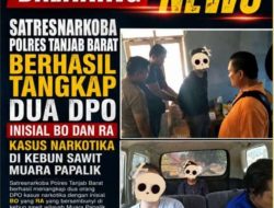 Satresnarkoba Polres Tanjab Barat Berhasil Tangkap Dua DPO Kasus Narkotika di Kebun Sawit Muara Papalik Sempat Viral Di Medsos