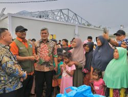 Huntara di Aceh Utara Diterjang Anging Kencang, Kaposko Safrizal ZA Turun Langsung Ke Lokasi