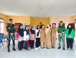Peduli Tumbuh Kembang Generasi Papua, Satgas Swasembada Yonif 643/Wns Koops TNI Habema Gelar Posyandu Balita