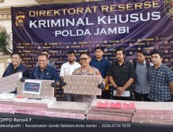 Ditreskrimsus Polda Jambi Berhasil Tangkap Pembobol Rp.144,82 Miliar dari 6.609 Rekening Nasabah Bank 9 Jambi
