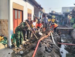 Hari Ini Sasaran TMMD Sengkuyung Tahap III TA. 2026 Kodim 0735 Surakarta Kerjakan Pasang Warmest dan Begesteng