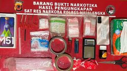 Komitmen Perang Melawan Narkoba, Sat Narkoba Polres Majalengka Gulung Pengedar Sabu dan Sita 35 Paket Siap Edar.